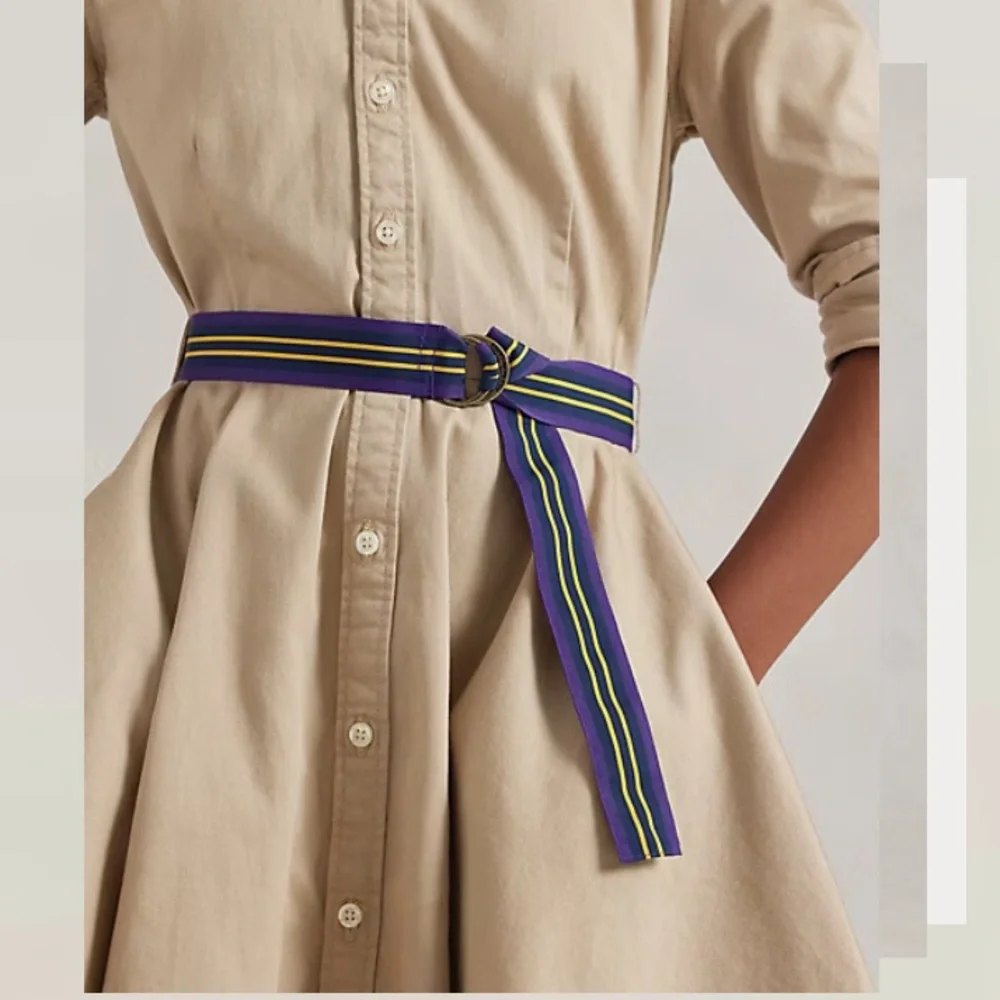 Ralph Lauren Khaki Girls Formal Dress
